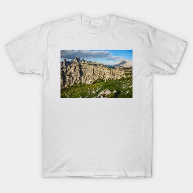 Mountain ridge T-Shirt by artesonraju